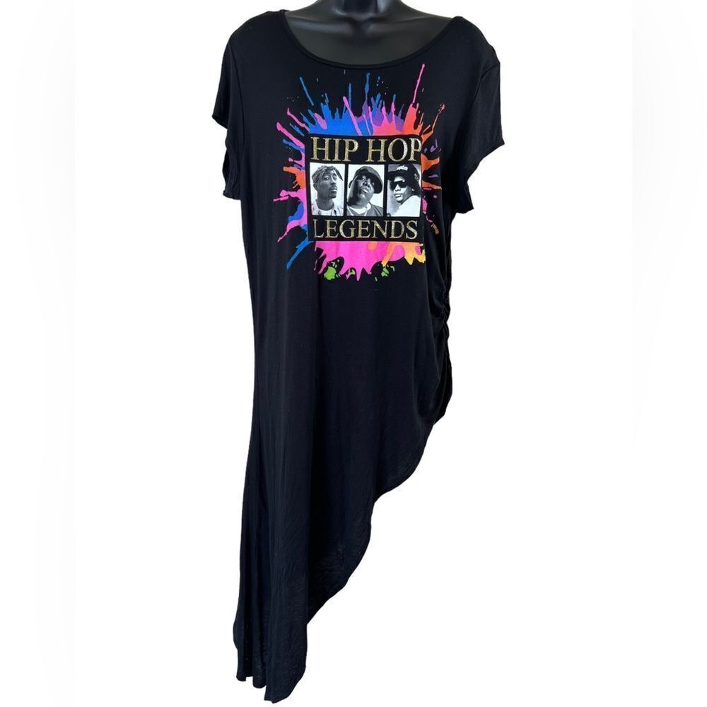 Hip Hop Legends Asymmetrical Graphic Tee